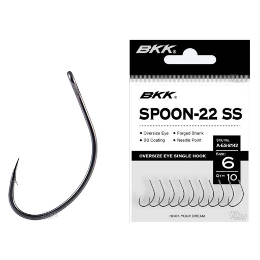BKK Spoon-22 SS háčiky veľkosť 1/0, bal 9 ks