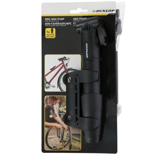 Pumpa na bicykel Dunlop s manuálnym rámom