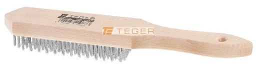 DREVENÁ DRÔTENÁ KEFA PRE RUST TEGER 5 RAD