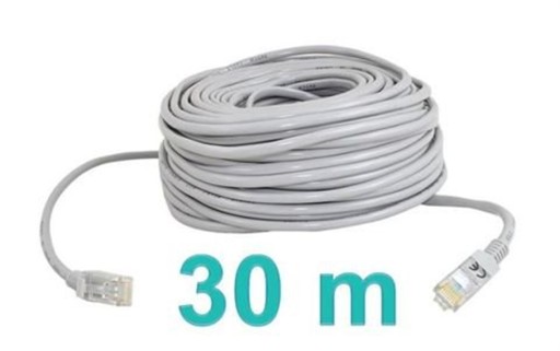 INTERNET LAN ETHERNET KÁBEL 30M RJ45