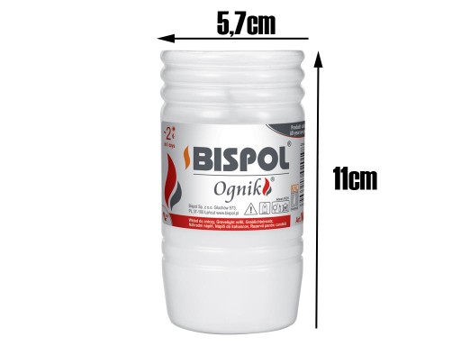 Vložka do parafínovej sviečky Bispol