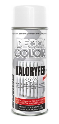 Smalt na vodnej báze pre radiátory Eco Kaloryfer Deco Color