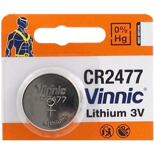 VINNIC CR2477 lítiová batéria BR2477 DL2477 ECR2477 3V blister 1 ks.