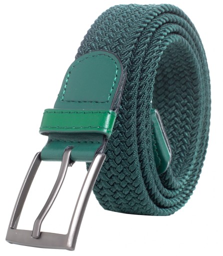 Ležérny pánsky opasok 3,5 cm spletený popruh