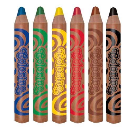 COLORINO okrúhle ceruzky Extra JUMBO 6 farieb