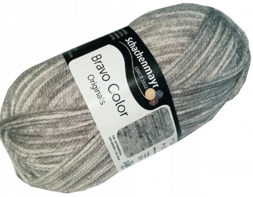 AKRYLÁTOVÁ PRIADZA BRAVO COLOR MIX SVETLO SIVÁ - 2110