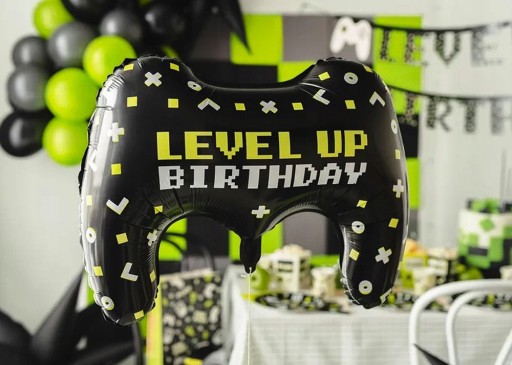 Fóliový balón PAD hra na konzole GAMEPAD herný párty prehrávač 1-99 HEL 72cm