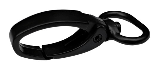 Kovová karabína 20 mm CRAB Matte Black