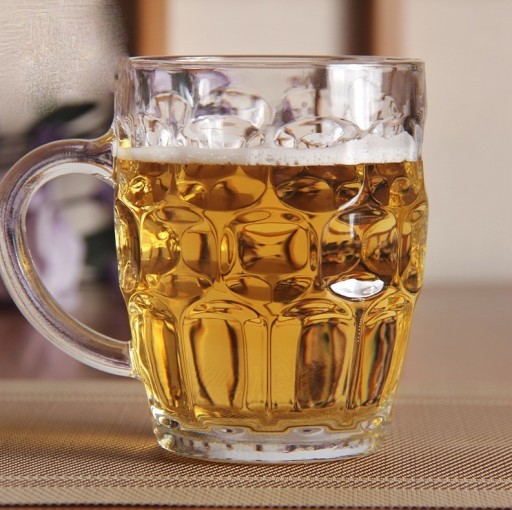 Sklenený hrnček na pivo ASTRA sud 500ml HRUBÉ GLASS Grill Match