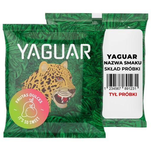 Yerba Mate Yaguar Frutas Dulces vzorka 50g