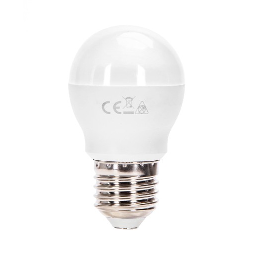 E27 LED G45 guľová žiarovka 10W malá fi45mm 935Lm TEPLÁ biela 3000K