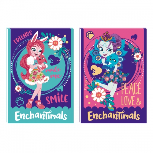 DIEVČENSKÝ ZÁPISNÍK A7 S 30 hárkami ENCHANTIMALS