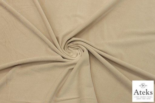 Úplet VELOR SOFT 155 cm na tepláky, čiapky a prikrývky BÉŽOVÁ