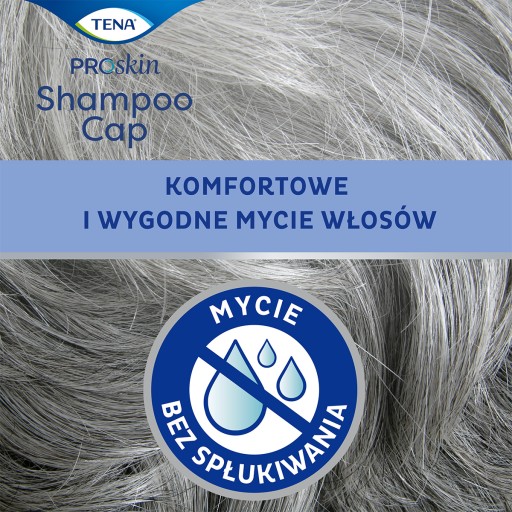 Tena Shampoo Cap - čiapka na umývanie vlasov s kondicionérom