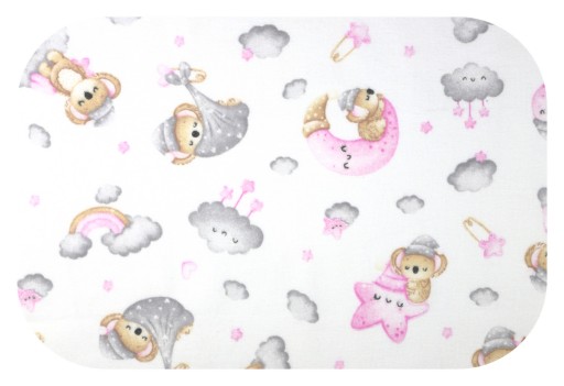 DIAPER, pestrá flanelová plienka