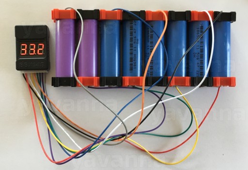 BX100 1-8S Bzučiak Tester alarmov Li-ion Lipo LiMn