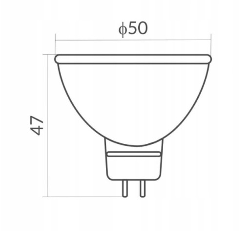 LED žiarovka do svetlometu MR16 závit 8W ekvivalent 60W 3000K Teplá biela