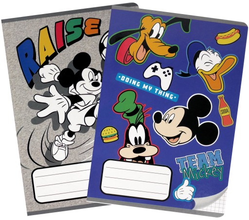 KONTROLOVANÝ ŠKOLSKÝ ZÁPISNÍK FORMÁTU A5 16 STRÁN MICKEY