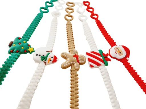 VIANOČNÝ NÁRAMOK NÁRAMOK SANTA'S DARČEK SANTA VIANOCE