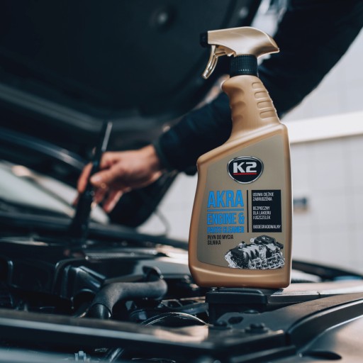 Silná kvapalina na umývanie motorov K2 AKRA 750 ML - Čistič motora