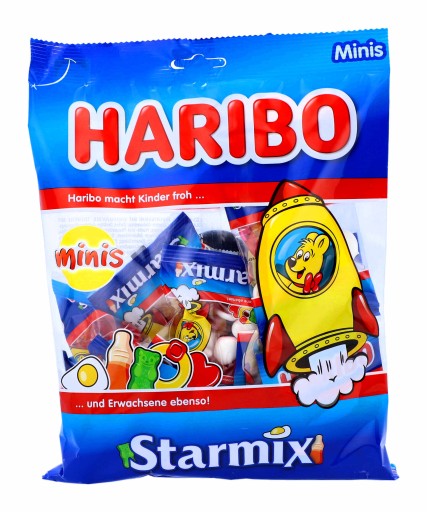 HARIBO Starmix MINI MIX Príchute ovocné želé 250g