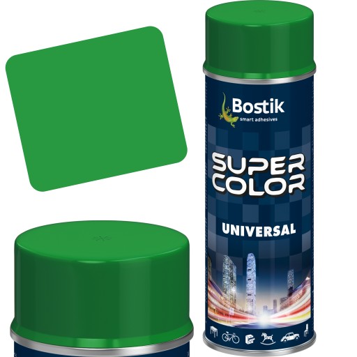 Univerzálny lak v spreji zelený 400 ml Bostik farba do dielne 1 ks