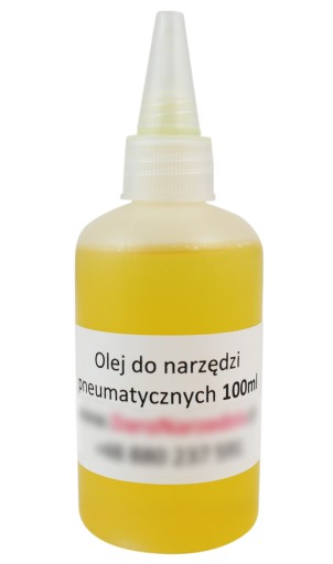 OLEJ na PNEUMATICKÉ NÁRADIE 100ml ľahko použiteľná olejnička MAZANIE