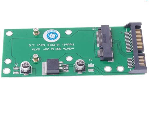 Adaptér mSata SSD na 2,5