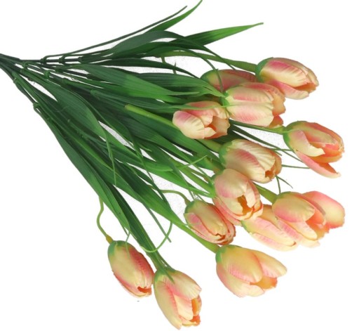 UMELÉ KVETY KYTICE PREVODY KROKUS V TRÁVE 44CM