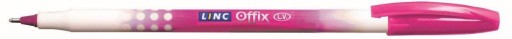 LINC OFFIX GULIČKOVÉ PERO, RUŽOVÉ, tl. čiary 0,33 mm