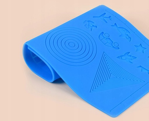 SILIKÓNOVÁ PODLOŽKA PRE ŠABLÓNY 3D PERÁ PRE PREKRÝVANIE FORMULÁRA PRE 3D TLAČIAREŇ
