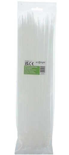 KABELNÉ VIAZAČKY Biele 3,6X300
