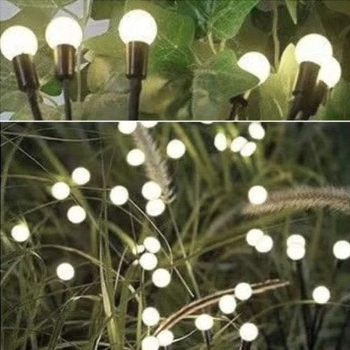 Solárna lampa Púpavové gule Záhradné gule 70cm + Twilight Senzor