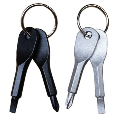 MINI SKRUTKOVAČ KĽÚČOVKA EDC PLOCHÝ KRÍŽOVÝ PRÍvesok