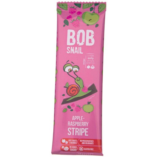 BOB SLIMÁK SLIMÁČ OVOCNÁ SNACK JABLKO MALINA