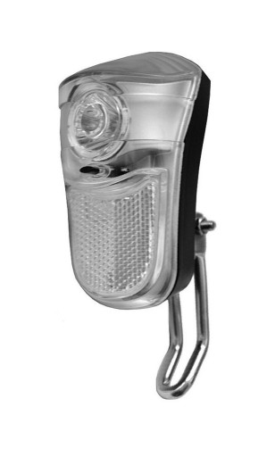 Svetlo na bicykel, predná cyklistická lampa s LED vidlicou + batérie