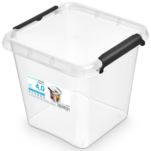 PLASTOVÝ KONTAJNER S VÍKOM ÚLOŽNÝ BOX 4L
