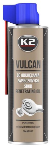 K2 VULCAN - ODSTRAŇOVAČ HRDZE PRENIKÁVAČ NA SKRUTKY 500 ml