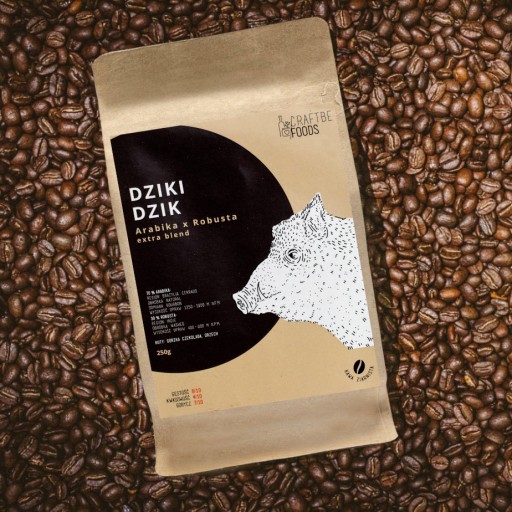 ČERSTVÉ PRAŽENÉ DIVOKÁ KÁVA CRAFTBE 250G