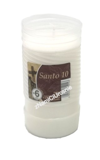 IGNIS ZNICZ SANTO 10 PARAFÍNOVÁ VLOŽKA 6 DNÍ