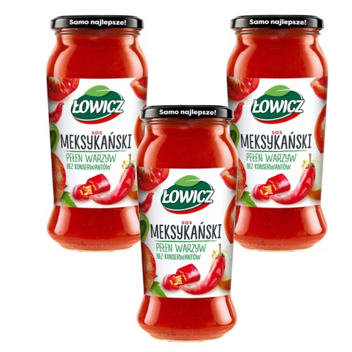 Mexická Łowicz paradajková omáčka s chilli 500g