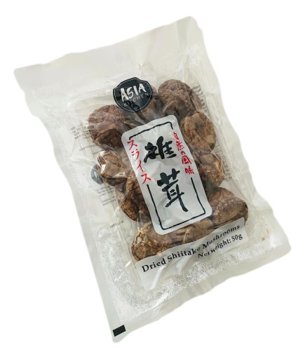 Sušené huby SHIITAKE 50g celé, veľ