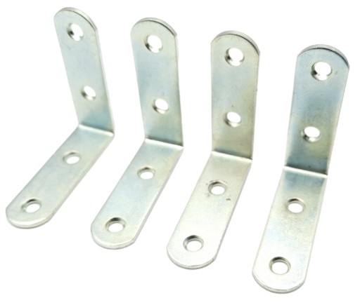 Montážny uholník nábytku 50x50x15 mm z pozinkovanej ocele