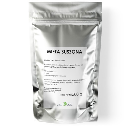 MÁTOVÝ ČAJ mätové sušené lístky mäty 500g