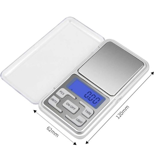 ELEKTRONICKÁ VÁHA NA ŠPERKY 0,01- 200g LCD VÁHA
