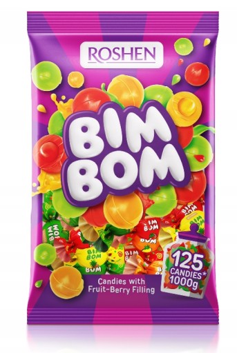 Roshen plnené cukríky 1kg BIM BOM