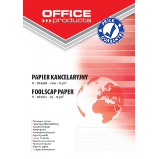 Kancelársky papier Office Products, formát A3, 70g, 100 listov
