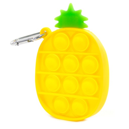 mini ANANÁSOVÝ KEYRING PUSH BUBBLE POP IT Bubbles