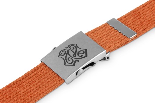 Kožený remienok, oranžová