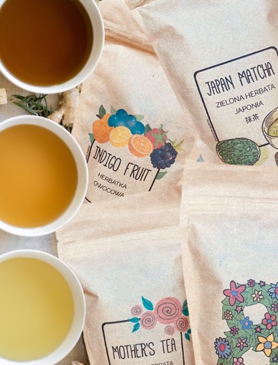 ROOIBOS vanilkový čaj čučoriedkový klitorisový čaj
